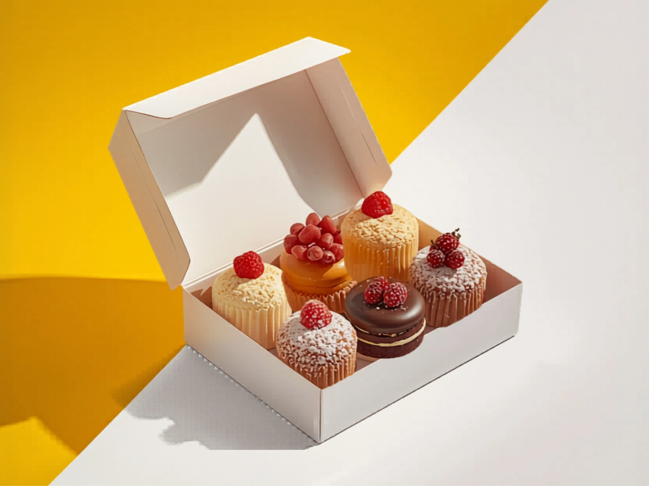 Assorted Cakes in Vibrant Box Catag