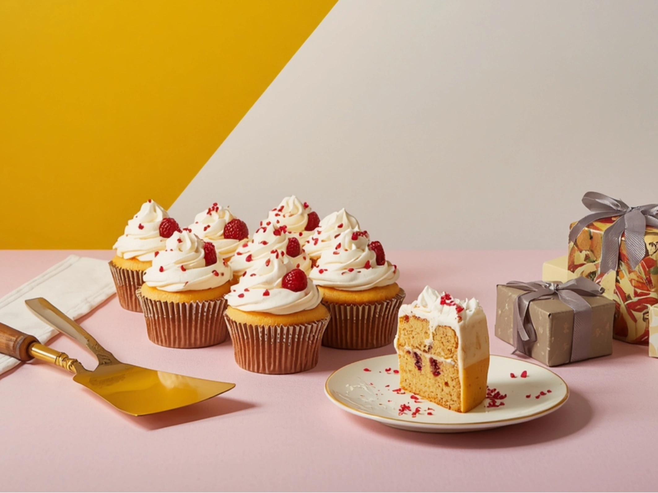 Cup cakes cat